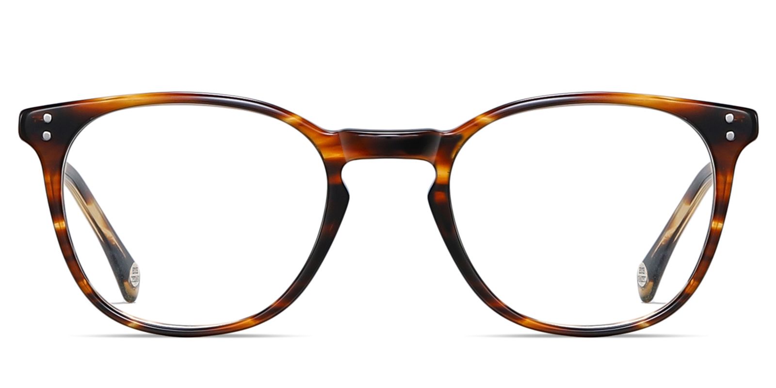 Hidesee Reading Glasses for Men and Women Square Brown Eyeglasses Readers