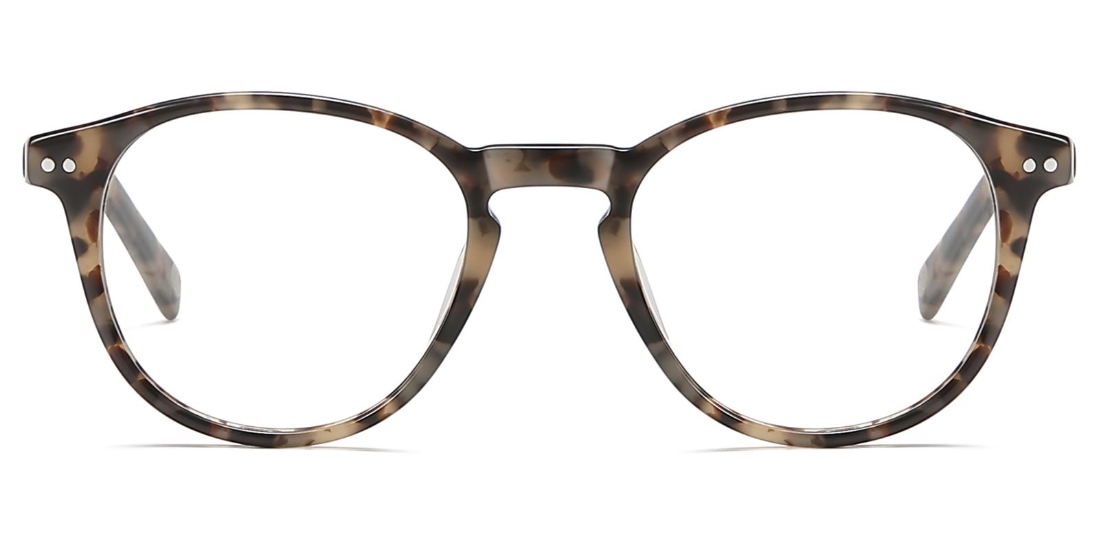Jutil Reading Glasses for Men and Women Round Tortoise Eyeglasses Readers