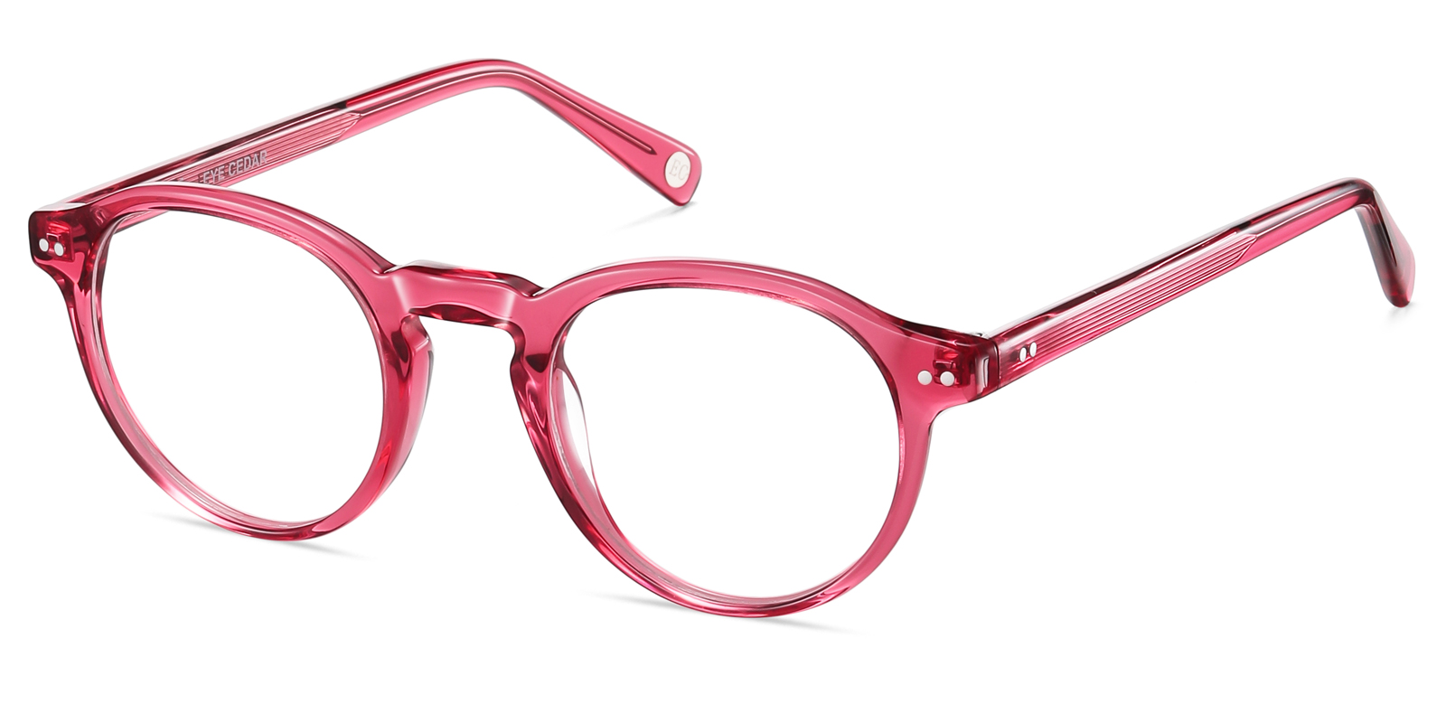 Bemia Reading Glasses for Women Round Red Eyeglasses Readers