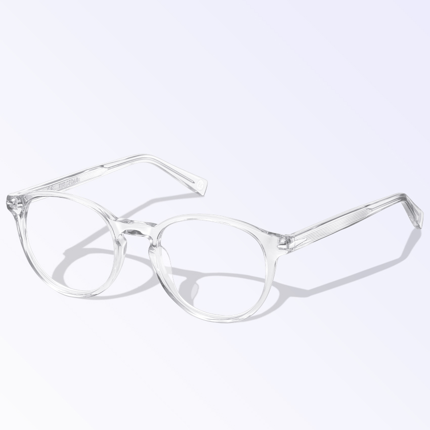Xill Reading Glasses for Men and Women Round Clear Eyeglasses Readers