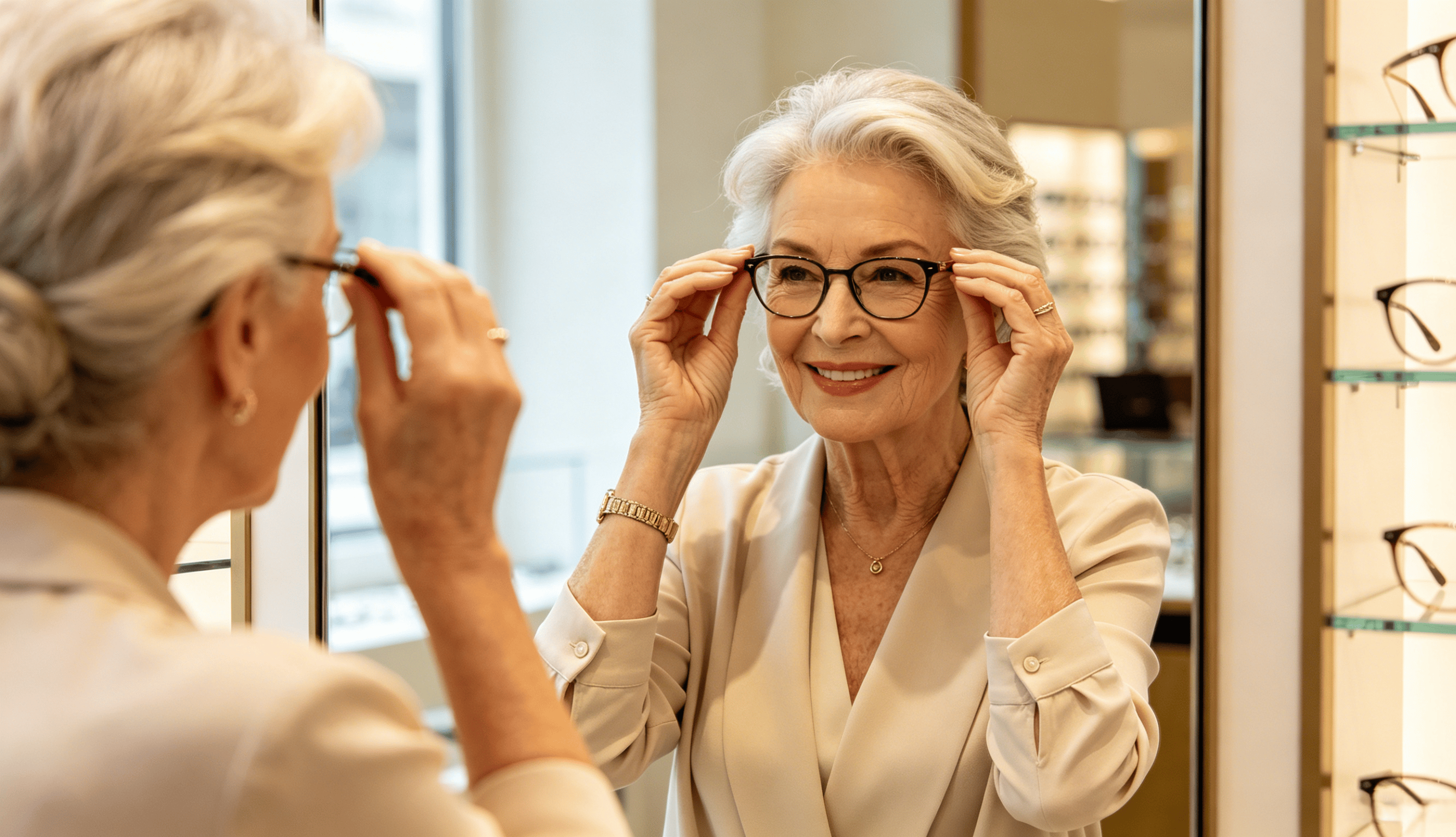 Which Type of Glasses Is the Most Suitable for Elderly Women? Is It the Square Ones?
