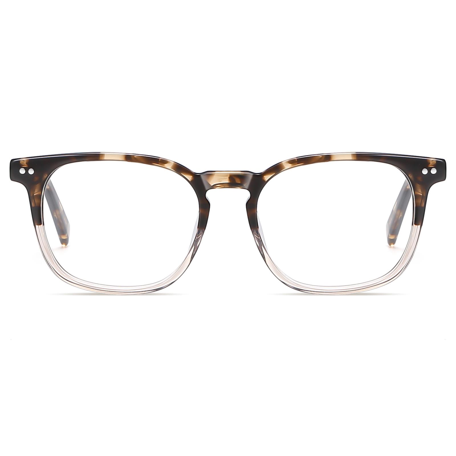 Waiston Reading Glasses for Men and Women Square Tortoise Eyeglasses Readers