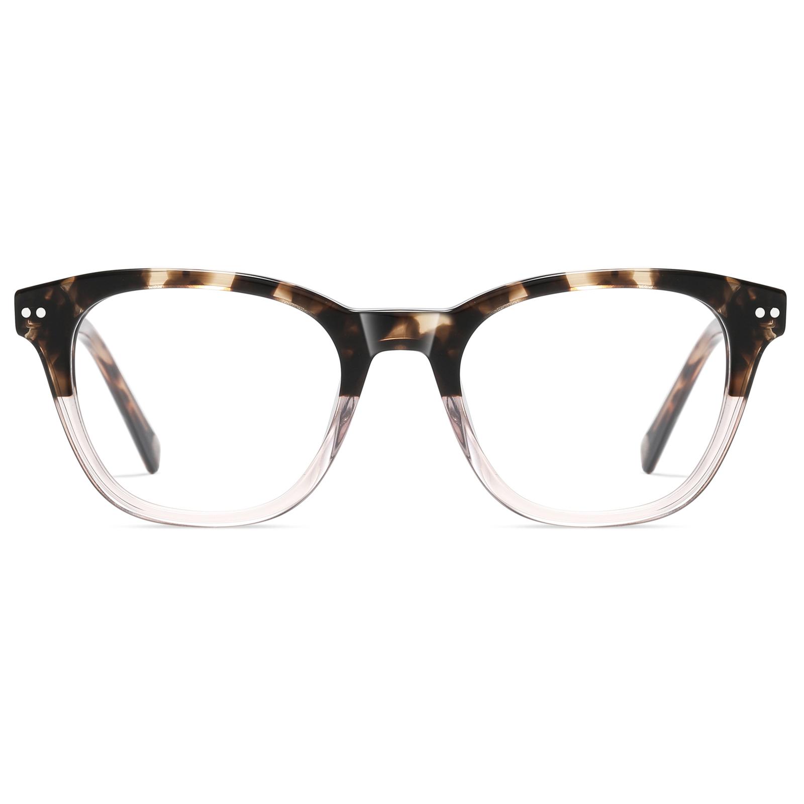 Ublich Reading Glasses for Men and Women Square Tortoise Eyeglasses Readers