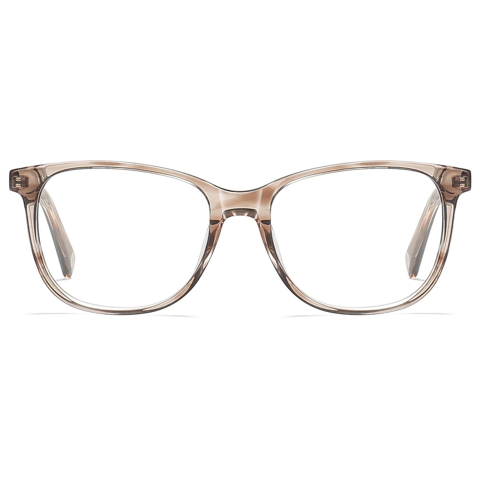 Calina Reading Glasses for Women Square Brown Eyeglasses Readers