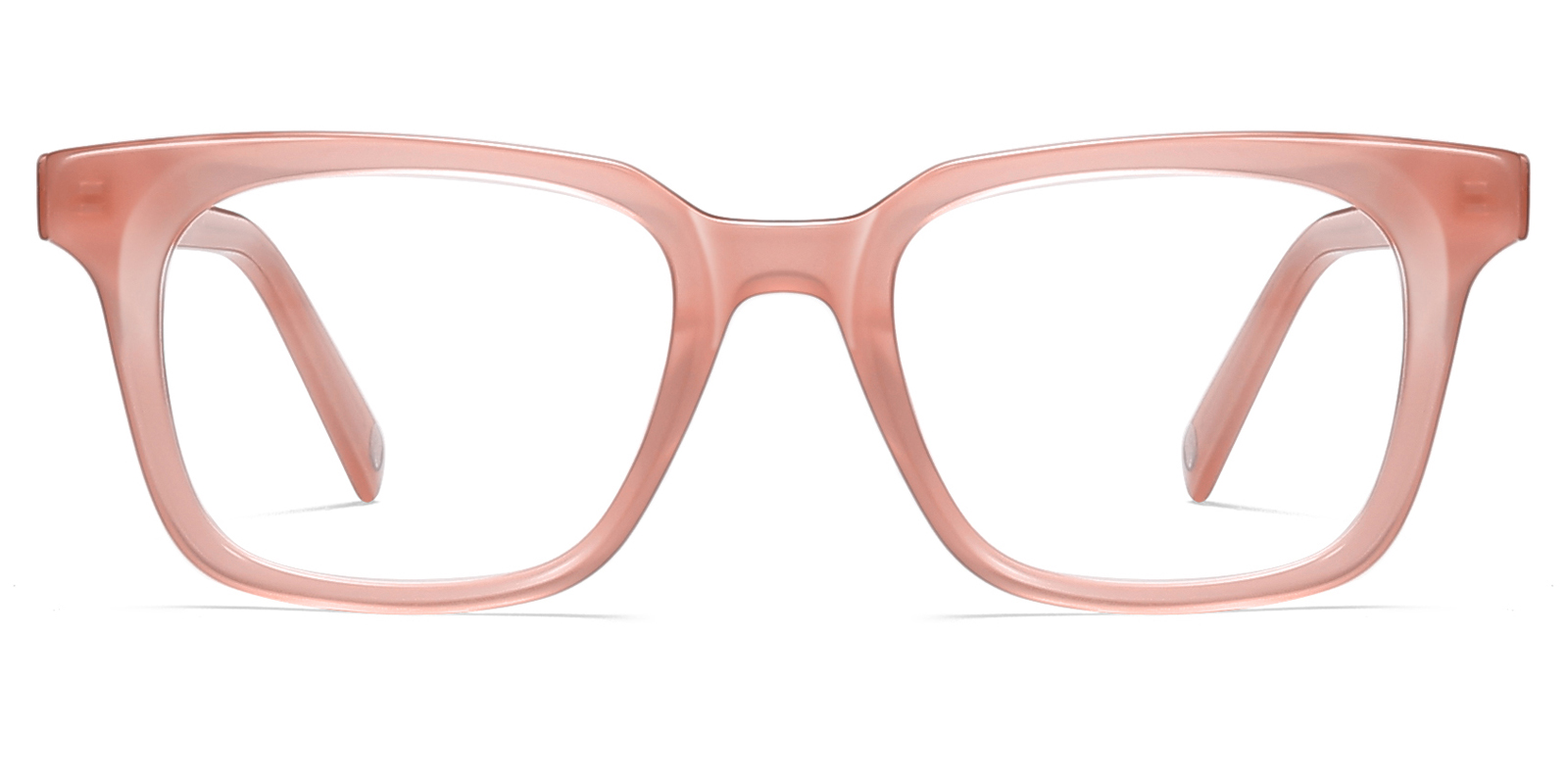 Kaimo Reading Glasses for Men and Women Square Pink Eyeglasses Readers