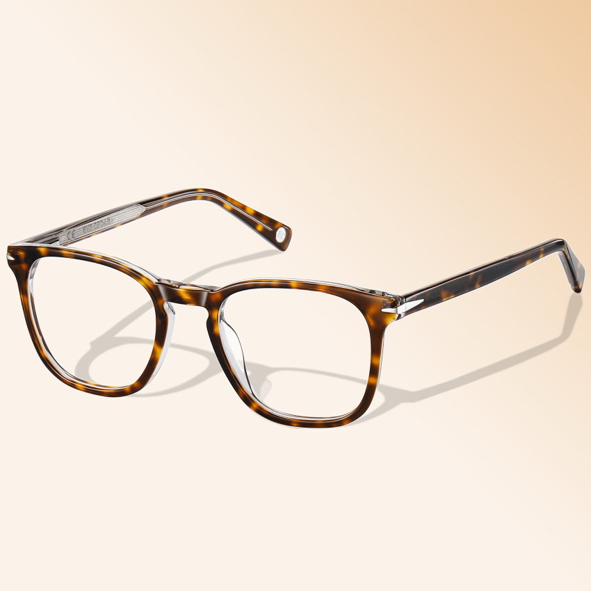 Gaise Reading Glasses for Men and Women Square Tortoise Eyeglasses Readers