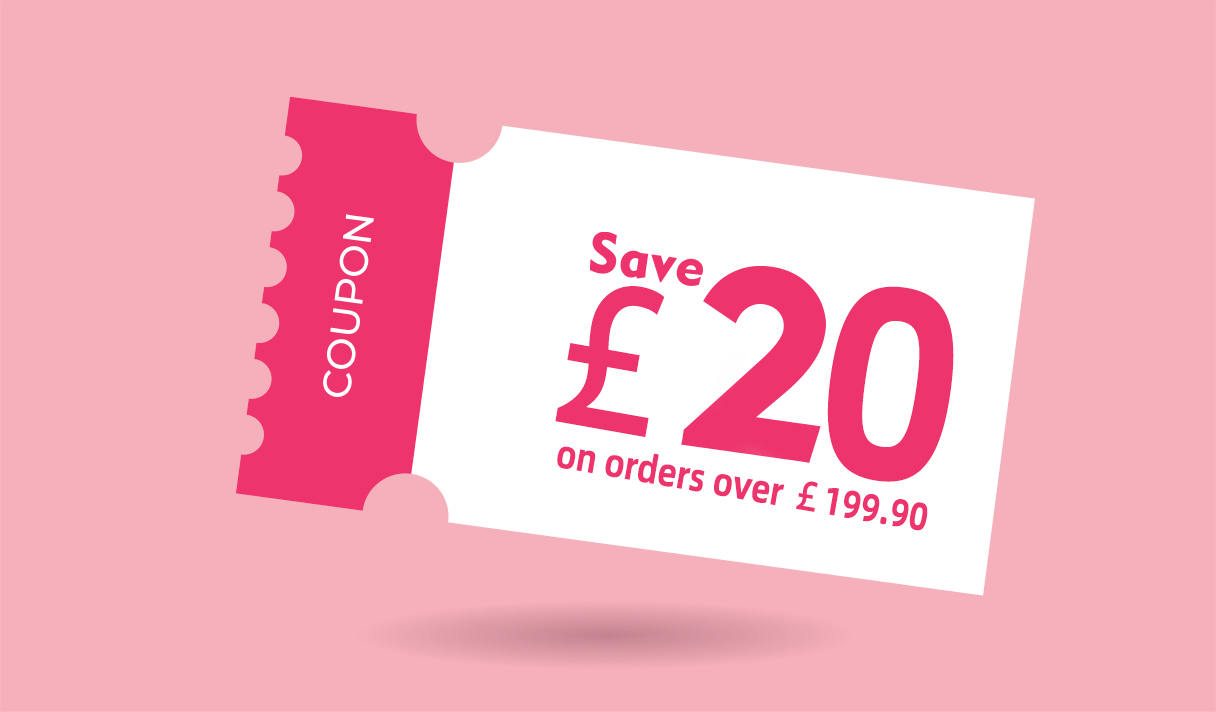 Save $20 on orders over $199.90