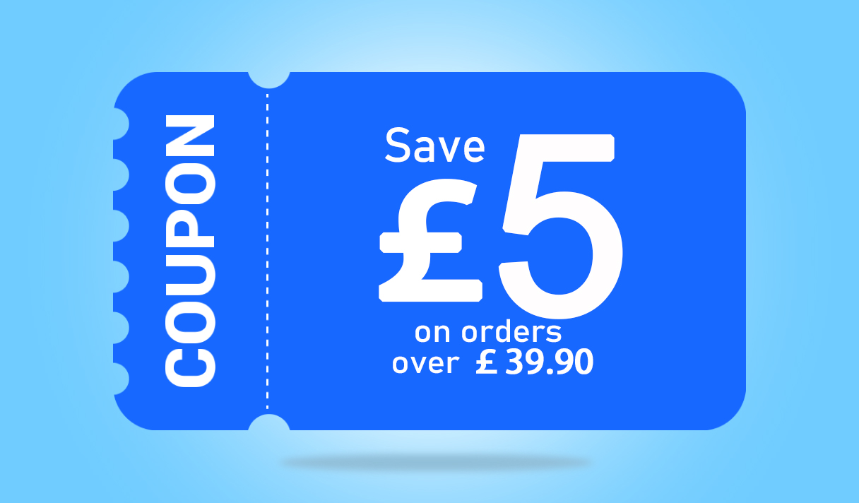 Save $5 on orders over $39.90
